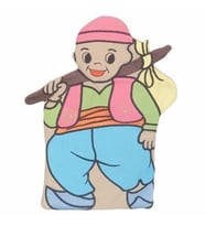 El Kuklası Milli Kahramanlar (Keloğlan) (Çok Renkli)