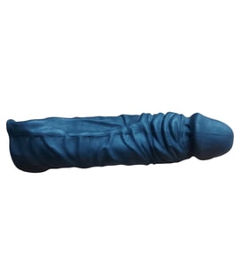 OdinsShop 6 cm Dolgulu 19 cm Damarlı Premium Penis Kılıfı