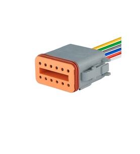 DT06-12S Erkek Konnektör 12 Pin Kablolu