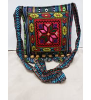 kilim desenli bayan omuz çantası