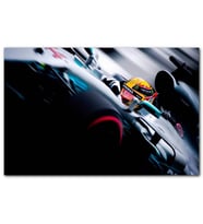 Cakatablo Lewis Hamilton Mersedes İle Formula 1 Görseli MDF Tablo