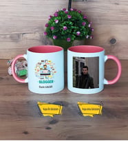 Blogger Kupa Bardak Pembe Fotoğraflı