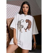 Kaplan Baskılı Tasarım Tshirt (STD)
