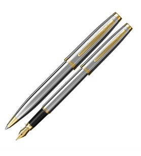 Scrikss 39 Dolma&Tükenmez Kalem Seti Gold Krom