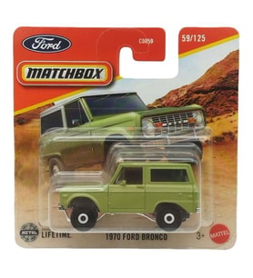 Matchbox 1970 Ford Bronco - Yeşil (1/64) JBR89