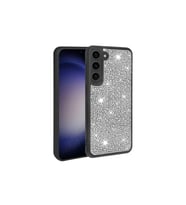 Samsung Galaxy S23 Uyumlu Kılıf Parlak Taşlı Tasarım Zore Ston Kapak (Siyah)