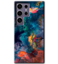 Galaxy S24 Ultra Kılıf HD Desen Baskılı Kılıf - Color Storm