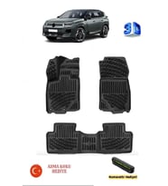Rizline Citroen C5 Aircross (1.6 Phev) 2025 Sonrası Uyumlu 3D Havuzlu Paspas ASMA KOKU VE NUMARATÖR HEDİYELİ