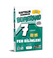 7. Sınıf Bumerang Haftalık Fen Bilimleri Denemeleri Günay Yayınları