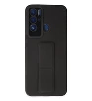 Pova Neo Kılıf Mega Standlı Silikon - Siyah