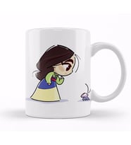 Princesas Cute Mulan Kupa Bardak Porselen