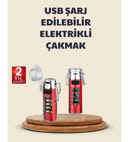 Kamp Ve Outdoor İçin Çok Amaçlı Çakarlı Elektronik Çakmak