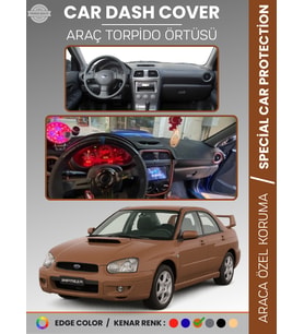 SUBARU IMPREZA (2000-2007) Torpido Örtüsü Panel Halı Torpido Koruma Tam Uyum UV Koruma Hızlı Montaj