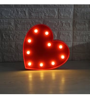 LED IŞIKLI KALP LED LİGHT HEART GÜN IŞIĞI PİLLİ LED IŞIK VİTRİN DEKOR MASA SÜSLEME IŞIĞI IŞIKLI KALP