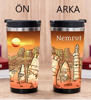 Nemrut Tasarımlı Fotoğraflı Termos
