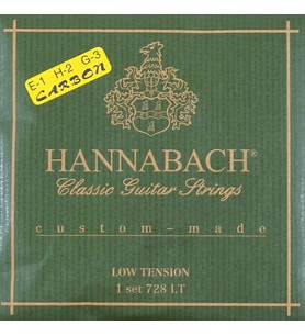 Hannabach 728LTC Custom Made Klasik Gitar Teli (Low Tension)  Düşük Gerilim Üstün Konfor