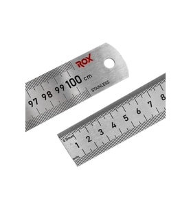 Çift Taraflı Çelik Cetvel 1000 mm, Hassas Ölçüm Araçları