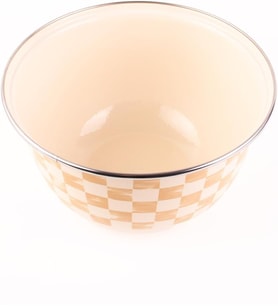 Beige Emaye Karıştırma Kabı 24 Cm - 4Lt