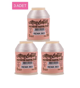 3 Adet Altınbaşak Oya ve Dantel İpi 20 gr - Royaleks - No: 903