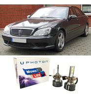 Mercedes S W220 Led Xenon Uzun Far Ampulü H7 Mono Yeni Seri Beyaz
