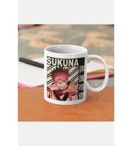 Jujutsu Kaisen - Sukuna Kupa Bardak (Beyaz)