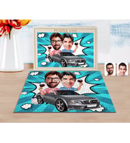 BK Gift Kişiye Özel Kankalar Karikatürlü 1000 Parça Profesyonel Puzzle-1