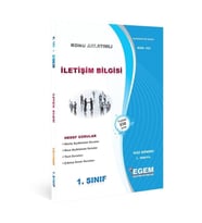 Egem Yayınları AÖF 1. Sınıf İletişim Bilgisi Güz Dönemi 1. Yarıyıl Konu Anlatımlı Soru Bankası (Çok Renkli)