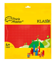 LEGO ile Uyumlu Classic Plaka (Zemin) - Classic Zemin 25CMX25CM Ebatlarında 11024 (Kırmızı)