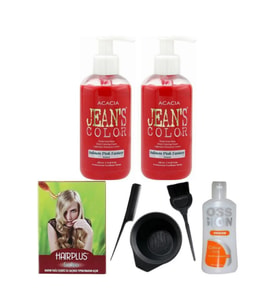 Saç Boyası Somon 250 ml 2adet Saç Açıcı Boya Temizleyici Ve Fluweel Boya Seti 869900100949697
