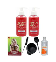 Saç Boyası Somon 250 ml 2adet Saç Açıcı Boya Temizleyici Ve Fluweel Boya Seti 869900100949697