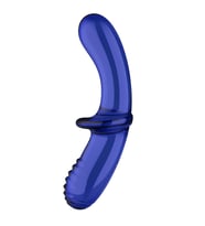 Satisfyer Double Crystal Mavi Dildo