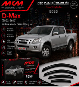 D-MAX (2002-2012) 4'lü Mugen Cam Rüzgarlığı