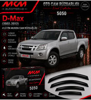 D-MAX (2002-2012) 4'lü Mugen Cam Rüzgarlığı