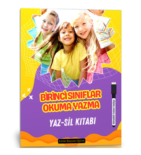Birinci Sınıflar Okuma YAZMA Yaz-Sil Kitabı