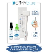 Dermablue Ayarlanabilir Dermastamp Titanyum 140 Iğneli Derma Stamp