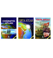Coğrafya Atlası-Orta Atlas-Tarih Atlası (Karışık)