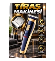 HK-6005 Tıraş Makinesi – Kablosuz Saç ve Sakal Kesme Makinesi, T Bıçak Teknolojili