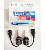 Pulsar Rs 200 Led Far Ampul Photon 2 Adet Takım H11 Fansız Led Xenon Buz Beyaz 12V-24V_Supermoto (Siyah)