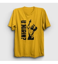 Presmono Unisex Sarı U Mirin Gym Fitness Zyzz T-Shirt 327553tt (Sarı)