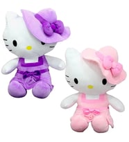 Mey İthalat® Peluş Hello Kitty Elbiseli Şapkalı 36 cm