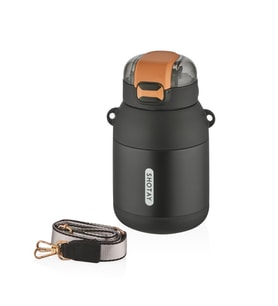 Shotay Dome Çelik Termos Matara 800Ml Siyah