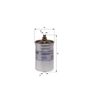 Mercedes W126 W201 W140 Yakıt Filtresi M103111 M116119 B&uuml;y&uuml;k Tip Vidalı Sac 0024771301 Hengst