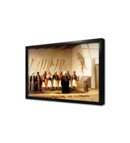 Pygmalion ve Galatea Çerçeveli Cam Tablo