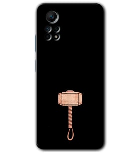 Redmi Note 12 Pro 4G Kılıf HD Desen Baskılı Kılıf - Thor Çekiç