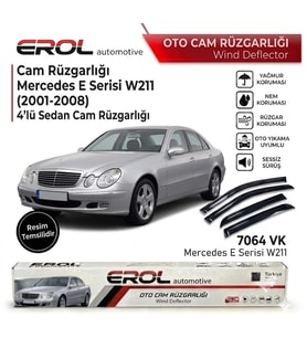 MERCEDES E SERİSİ W211 (2001-2008) 4'LÜ SEDAN CAM RÜZGARLIĞI