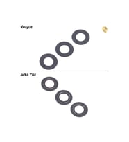 Samsung Galaxy A37 Kamera Lensi ile Uyumlu Kamera lensi sade lens kamera camı kamera merceği