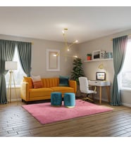 AGKHOME Orijinal Amerikan Shaggy Halı - 160 x 240 cm - Pembe