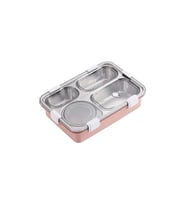 VAGONLİFE PASLANMAZ ÇELİK BÖLMELİ YEMEK KABI - LUNCH BOX 4 BÖLMELİ BL50433-1  850 ML - PUDRA