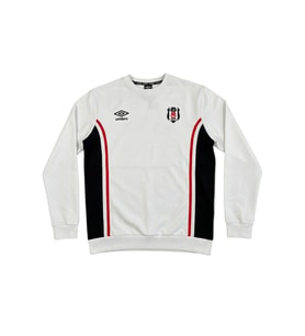 Umbro Beşiktaş Antrenman Sweat Beyaz 25/26