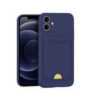 Apple İphone 11 Kılıf Kelvin Kartvizitli Silikon - Lacivert